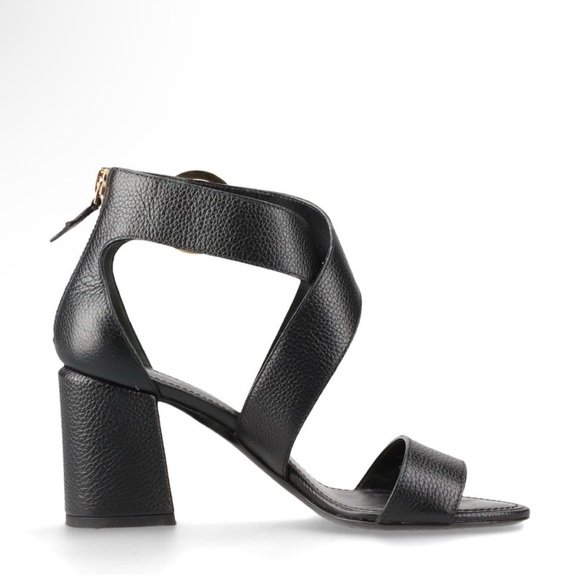 Authentic Louis Vuitton Calfskin Horizon Black Heel Sandals 36/ US6 - Picture 4 of 16